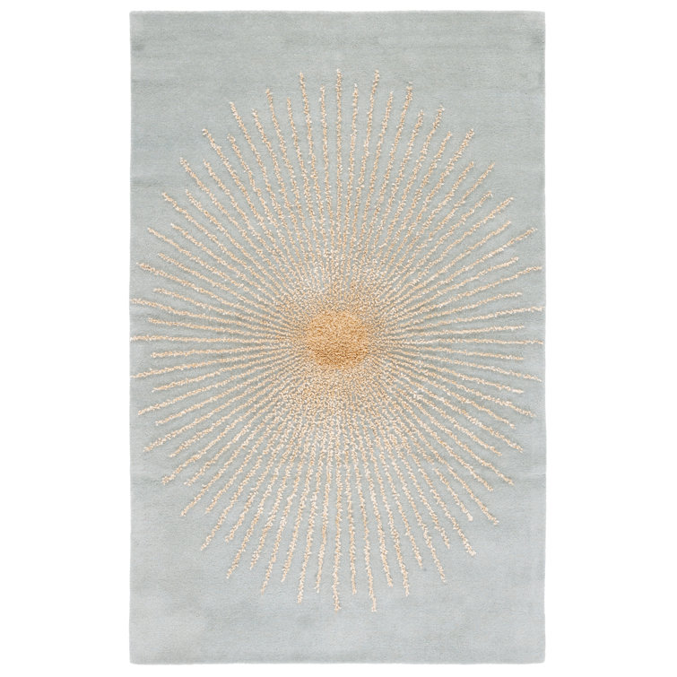 Soho Hand Tufted Wool, Viscose, And Cotton With Latex Abstract Rug