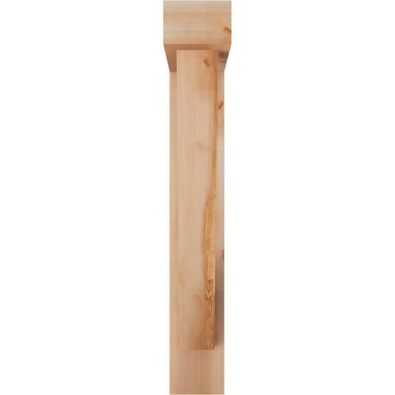 Traditional Block Bracket w/ Offset Brace, 36 x 28, 5 1/2"W Western Red Cedar (Smooth)