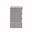 Table de chevet pour chambre à coucher Finition blanc perle-946862854