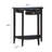 Ansi Console Table, Console Table With Drawers, Black Console Table, Half Moon Console Table