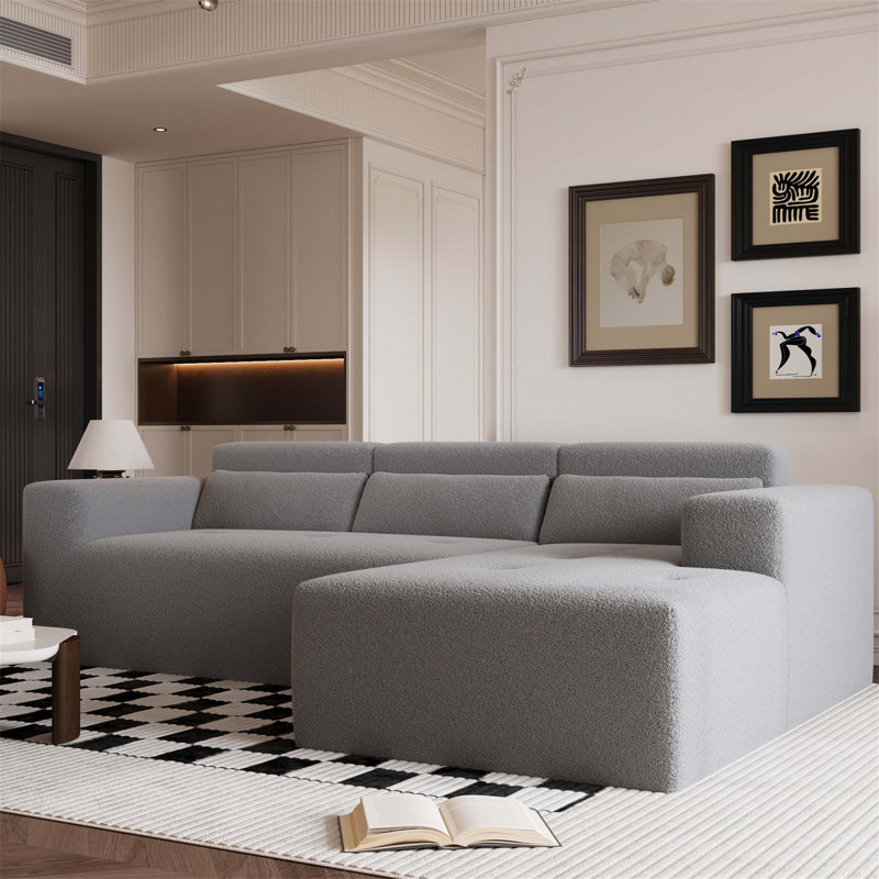 Canapé modulaire Boneless, Gris