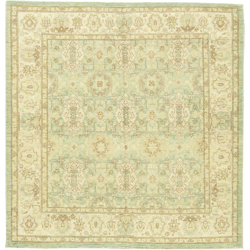 One-of-a-Kind Square 6' X 6' Hand Knotted Area Rug