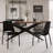 Upholstered Dining Chairs Faux Leather Armless Side Chair With Padded Seat & Metal Frame For Kitchen, Living Room, Office, Vanity-946553652