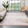 Marandia Geometric Machine Made Power Loom Polypropylene Area Rug in Pink