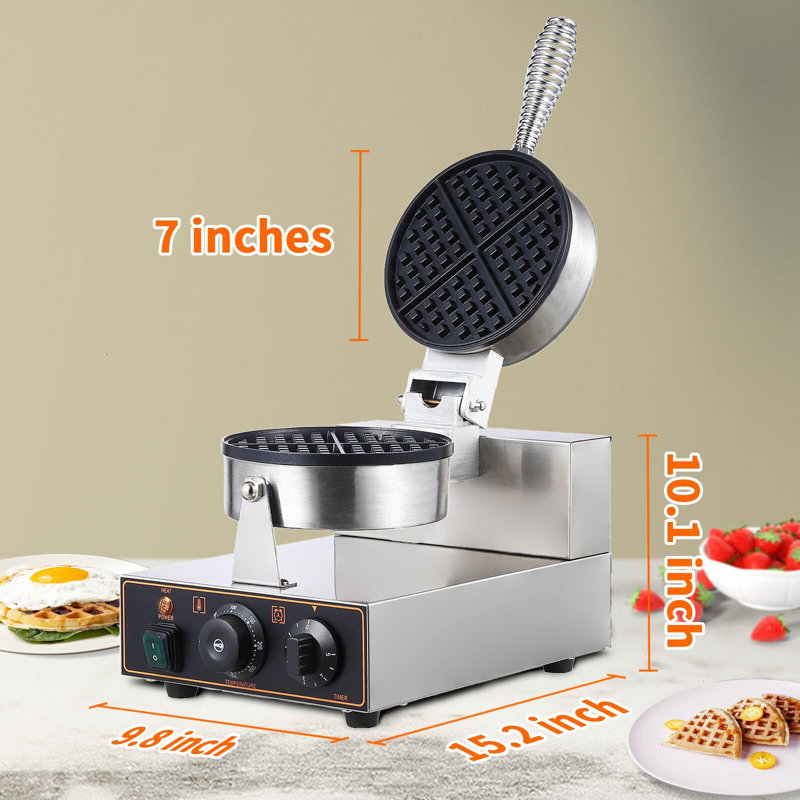 Zstar Round Waffle Maker