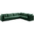 Ensoll Velvet L-Shaped Sectional Reversible-1107806480