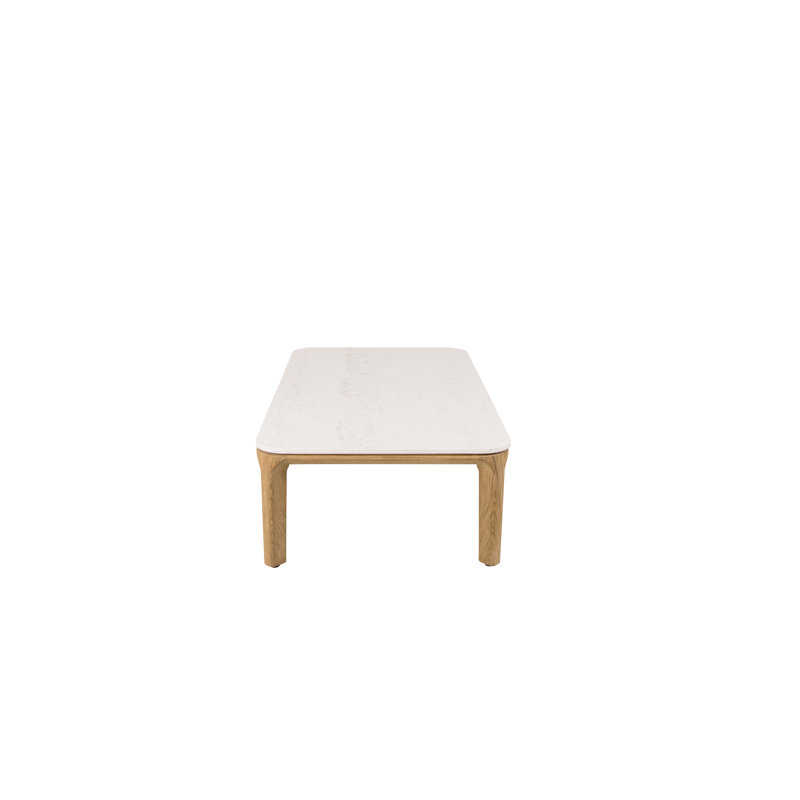 Aspect Outdoor Coffee Table, Travertine Look
