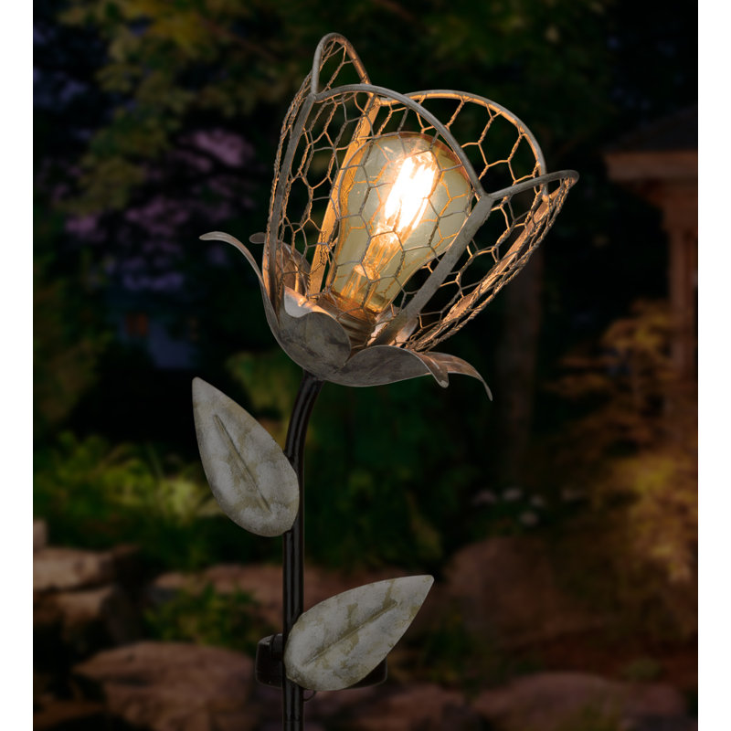 Piquet de jardin Edison, Fleur en duvet