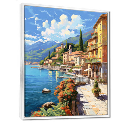 La Dolce Italian Beachside II - Italie, reproduction sur toile encadrée