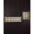 Bardi 4 - Light Contemporary Silver Leaf Pendant