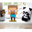 Lampe de bureau Minecraft Steve Figural | 13 pouces de hauteur