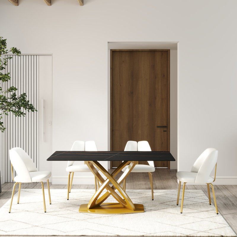 Rectangular 78.74'' L x 31.49'' W, Black, 29.53” H x 63” L x 31.49” W