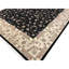 Elegance Oriental Area Rug in Black/Ivory