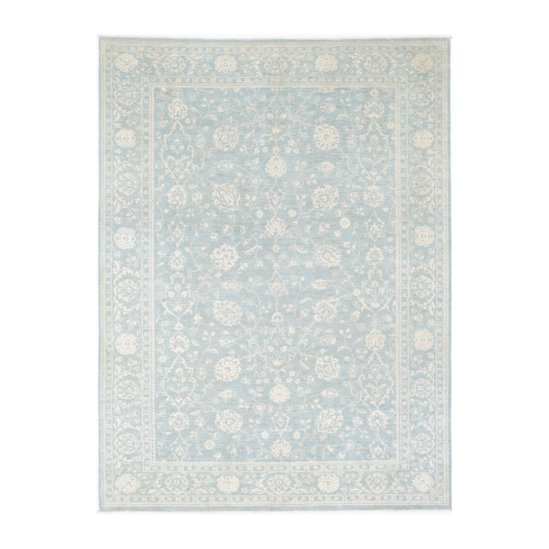 One-of-a-Kind 9'1"X12'4" Area Rug in Beige/Ivory/Malibu