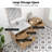 Mellani 60 Inch Floating Bathroom Vanity & Makeup Table Set
