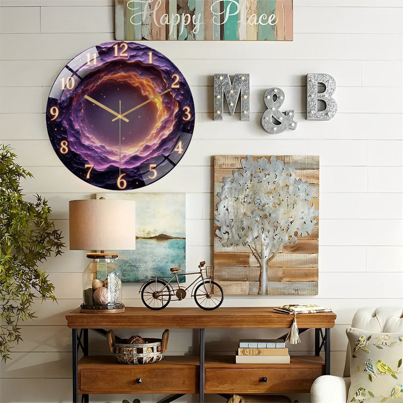 Horloge murale 12 po Nebula