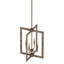 Lustre candélabre carré 4 lumières