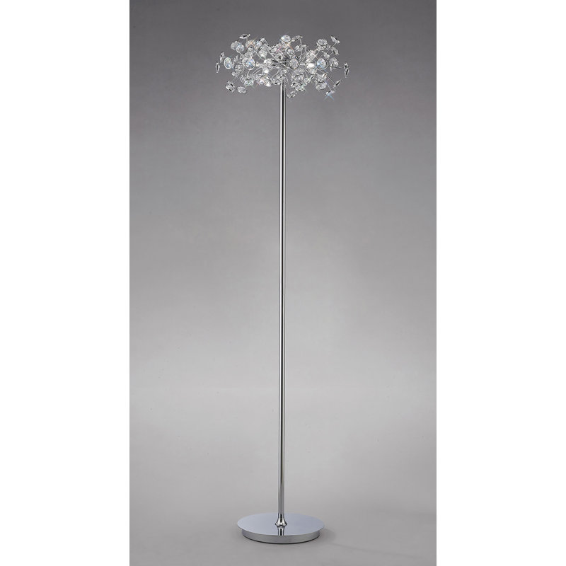 160cm Polished Chrome Novelty Floor Lamp
