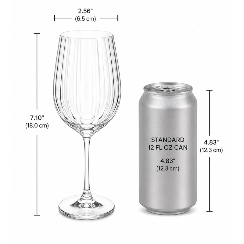 Verre à vin acrylique 12 oz Linea