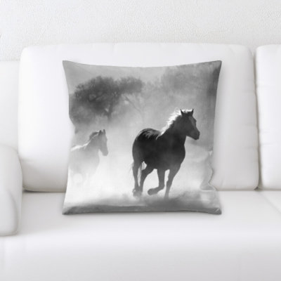 Laird Horse Throw Pillow