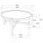 Mavis Dark Brown Round Solid Wood Coffee Table