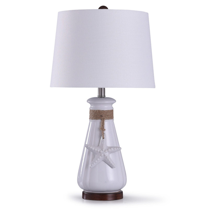 Cuadra Table Lamp, White