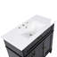 Meuble-lavabo noir avec tiroirs Dancy-1866312384