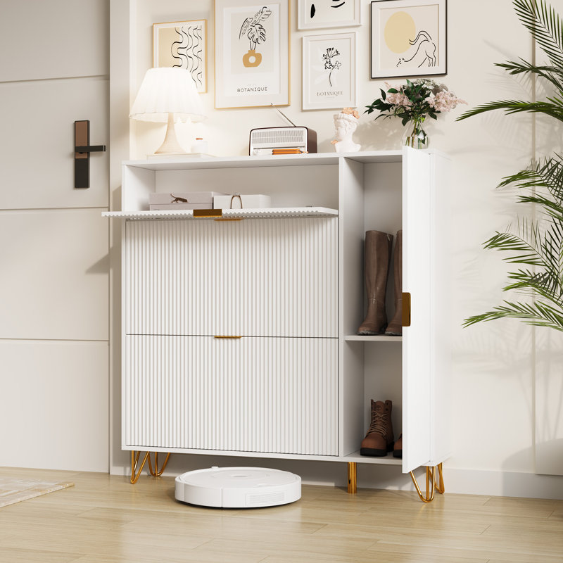 12 Pair Shoe Storage Cabinet