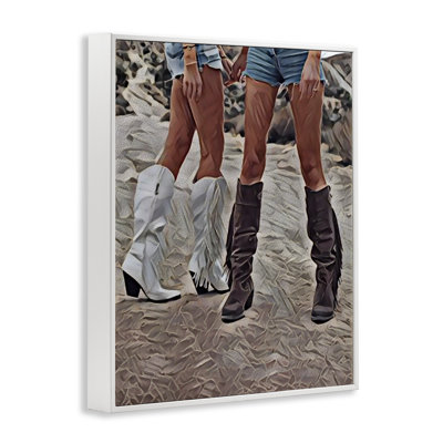 «Rodeo Girls Friendship», estampe numérique, conception de Jesse Keith