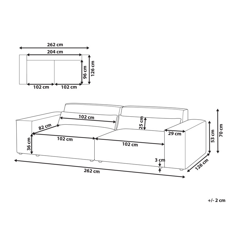Netanya 2 Seater Sofa