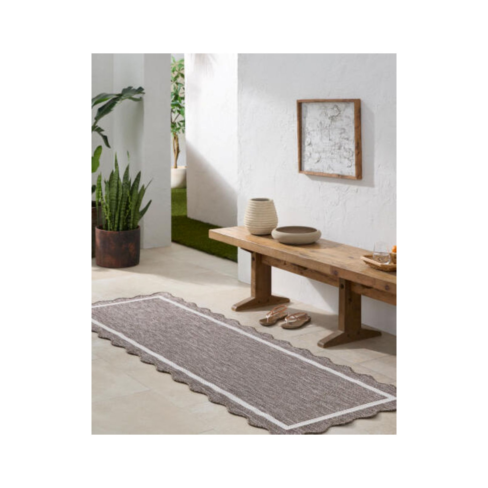 Skiles Machine Woven Rug, Runner 2'7.5" x 7'2.6"