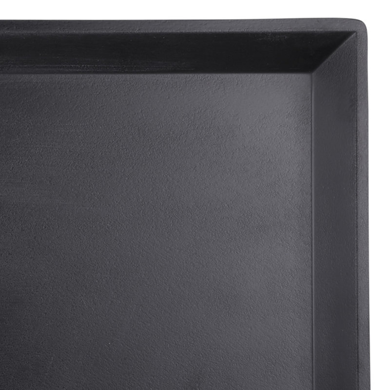 Elite Global Solutions Zen Melamine Platter, Black