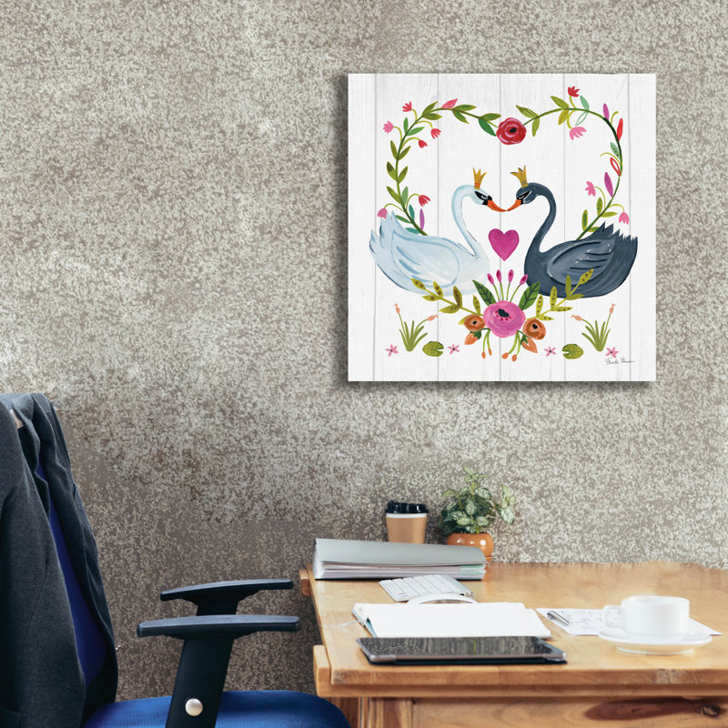  «Swan Love 3» par Farida Zaman, art mural sur toile