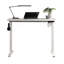 Bureau assis / debout, finition blanche