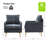 Werner 27.3" W Polyester Armchair-2106554062