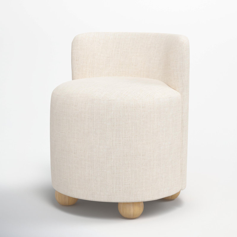 Bee Vanity Chair, Classic Talc Linen
