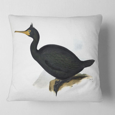 Vintage Bird Life IV - Traditional Printed Pillow