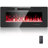 Recessed&Wall Mounted Electric Fireplace,750W/1500W,Remote Control With Timer, Adjustable Flame-444914286