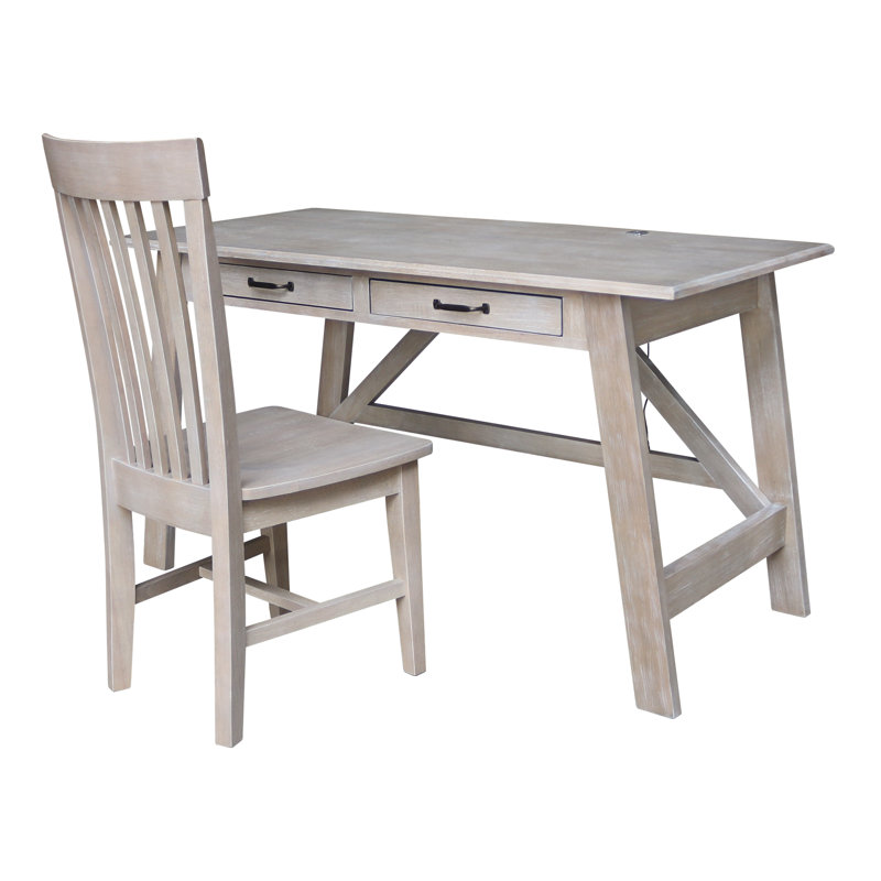 Bureau d'écriture avec fauteuil, Espresso