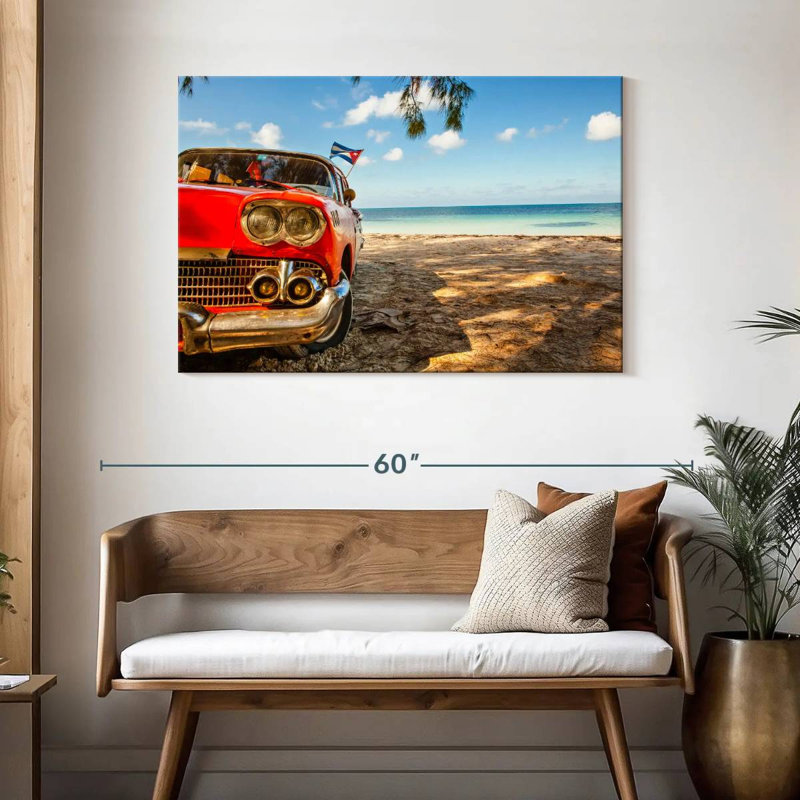 Voiture rétro Gillard Beachside, H 30 po x l 45 po