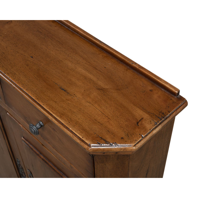 Austrian Hall 27'' W Solid Wood Server, Brown