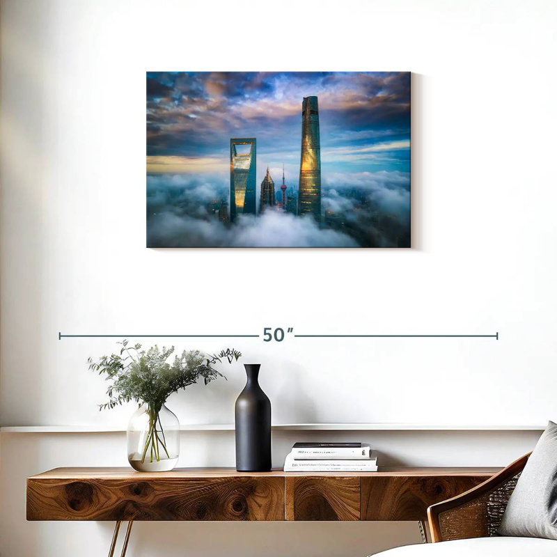 Lilie Lujiazui Skyscrapers, 20" H x 30" W