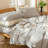 MooMee Duvet Cover Set 100% Washed Cotton Linen Like Textured Lightweight-111219974-109236629