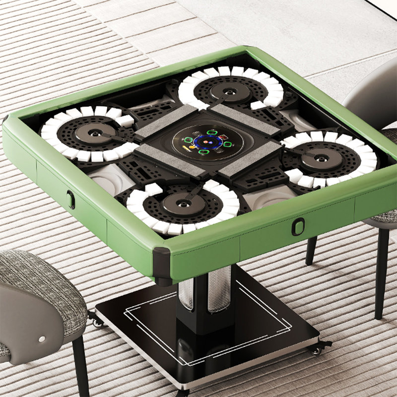 42.13"Modern Minimalist Fully Automatic Foldable Household Dining & Mahjong Table