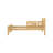 Amor Twin Solid Wood Platform Bed with Guard Rails-1348520146