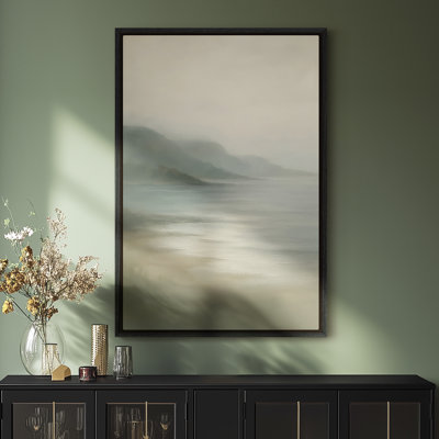 Framed Canvas Wall Art, Vintage Abstract Wall Canvas Prints 16"x24"