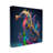 «Abstract Seahorse Vivid Hues» par Cybergeek Design - impression sur toile tendue-88092467