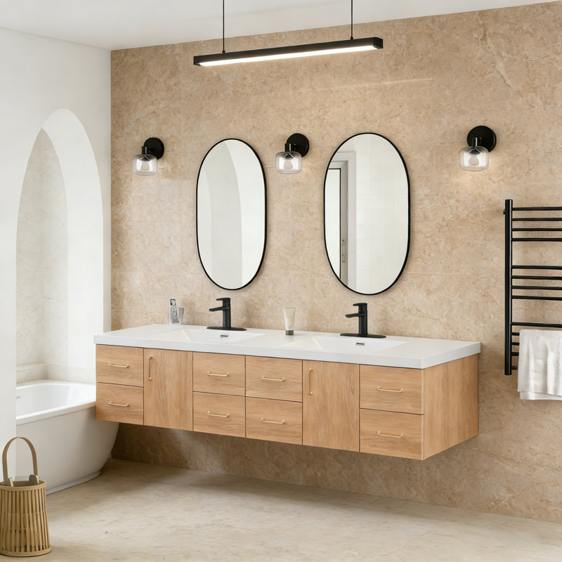 Meuble-lavabo moderne avec lavabo