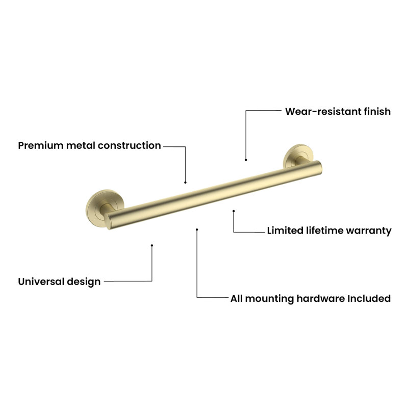20.94'' Grab Bar, Gold