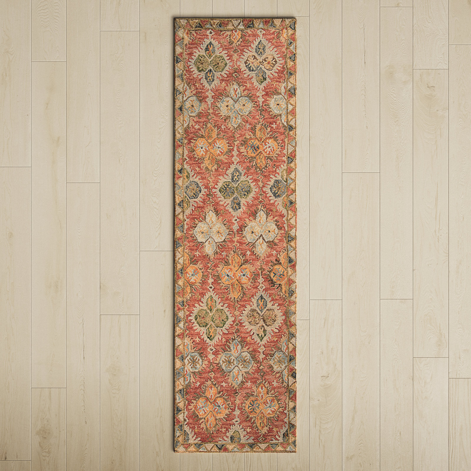 Adrien Handmade Wool Rug, Runner 2'3" x 8'